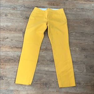 Ankle cropped cotton pants